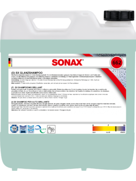 SONAX 662600 Nước rửa xe đậm đặc tạo bọt tuyết chuyên dụng. Dung tích 10 Lít